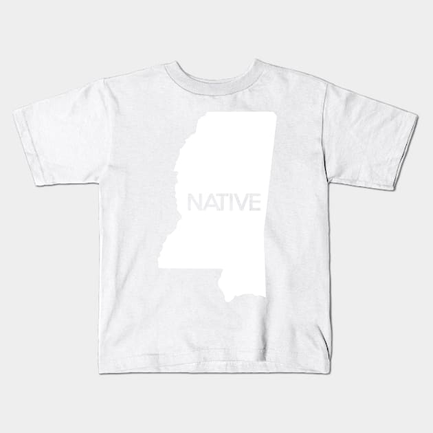 Mississippi Native MS Kids T-Shirt by mindofstate